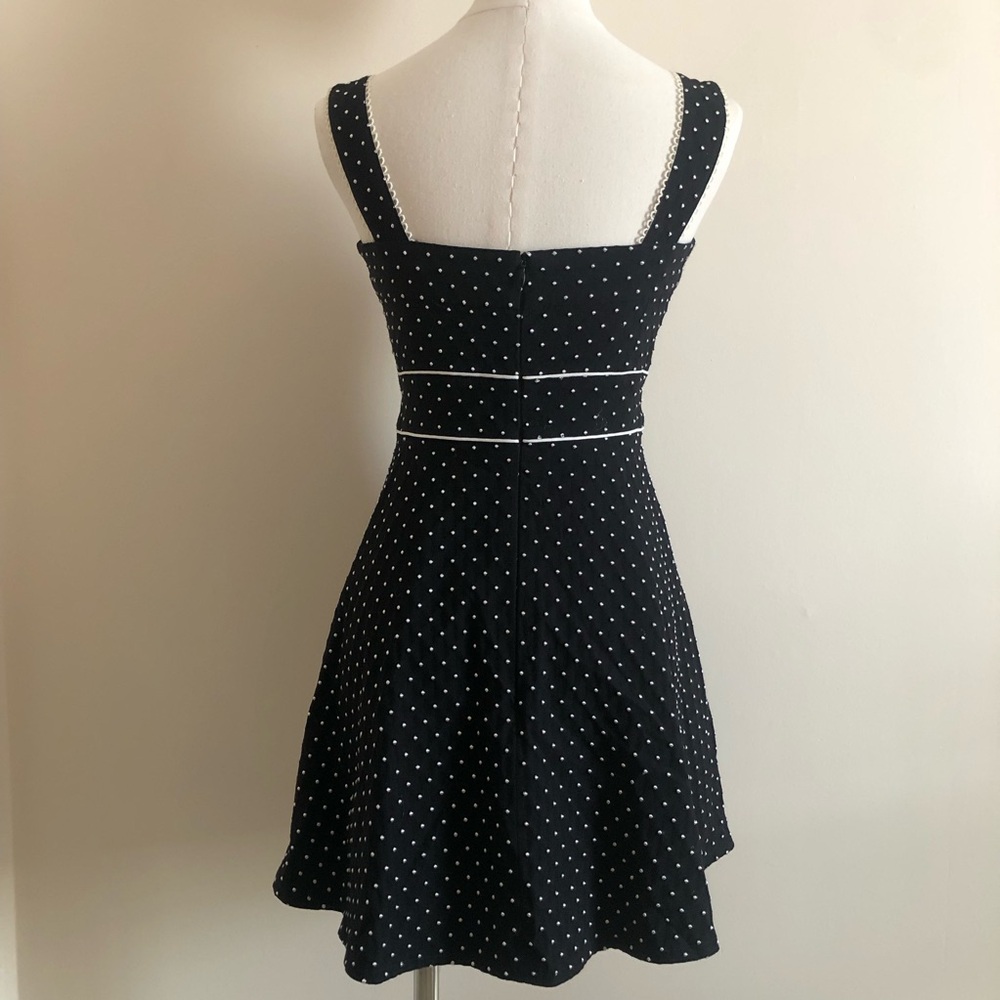 Black and white polka dot dress - Picture 2 of 6